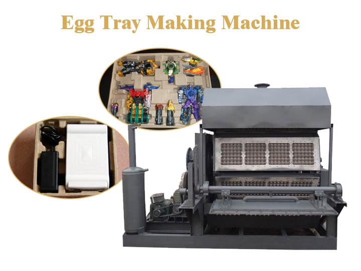Machine à fabriquer des plateaux à œufs